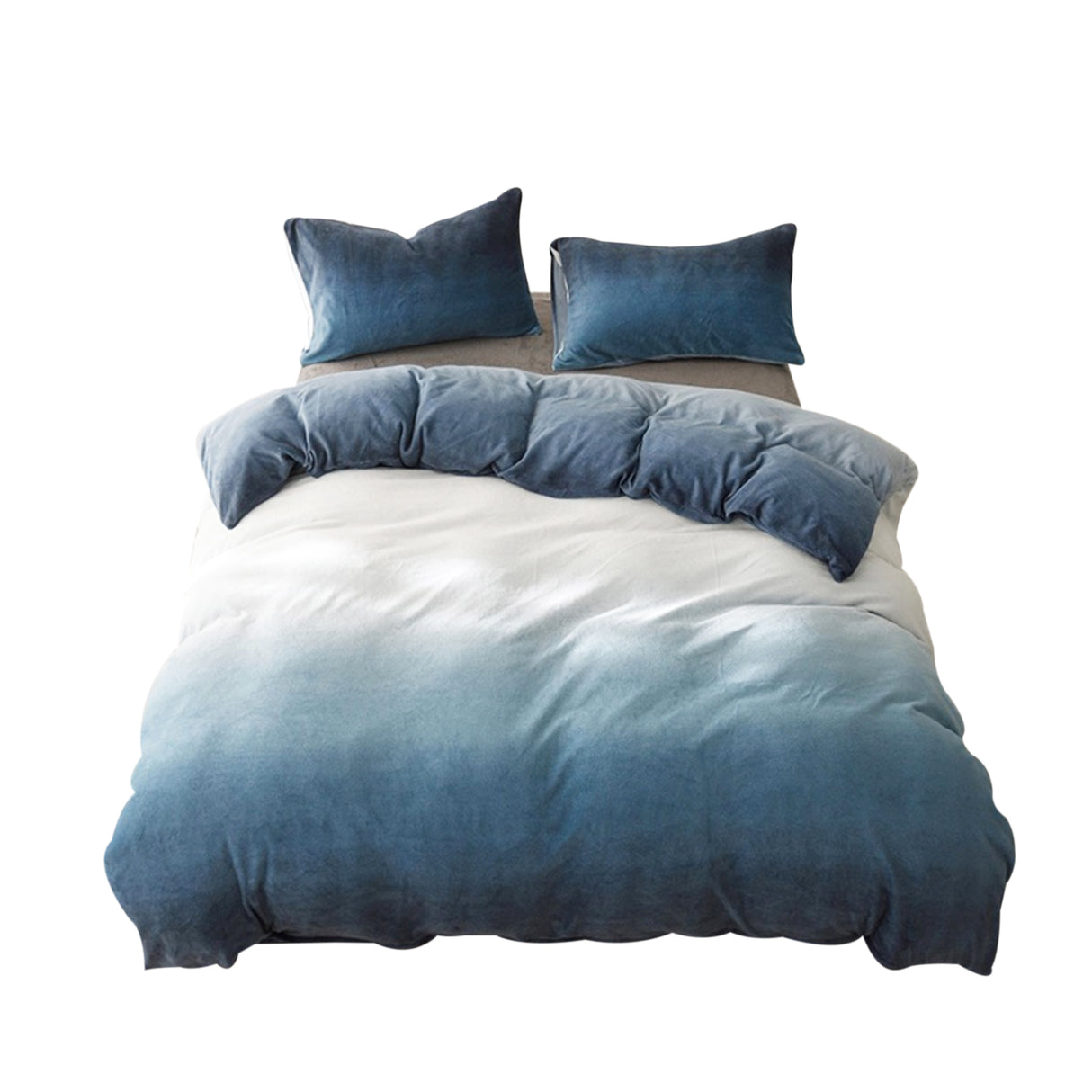 Duvet DiDegra Azul Para Cama Doble 140x190cm Sin Acolchado - Tendidos y Cubrelechos | Bylmo