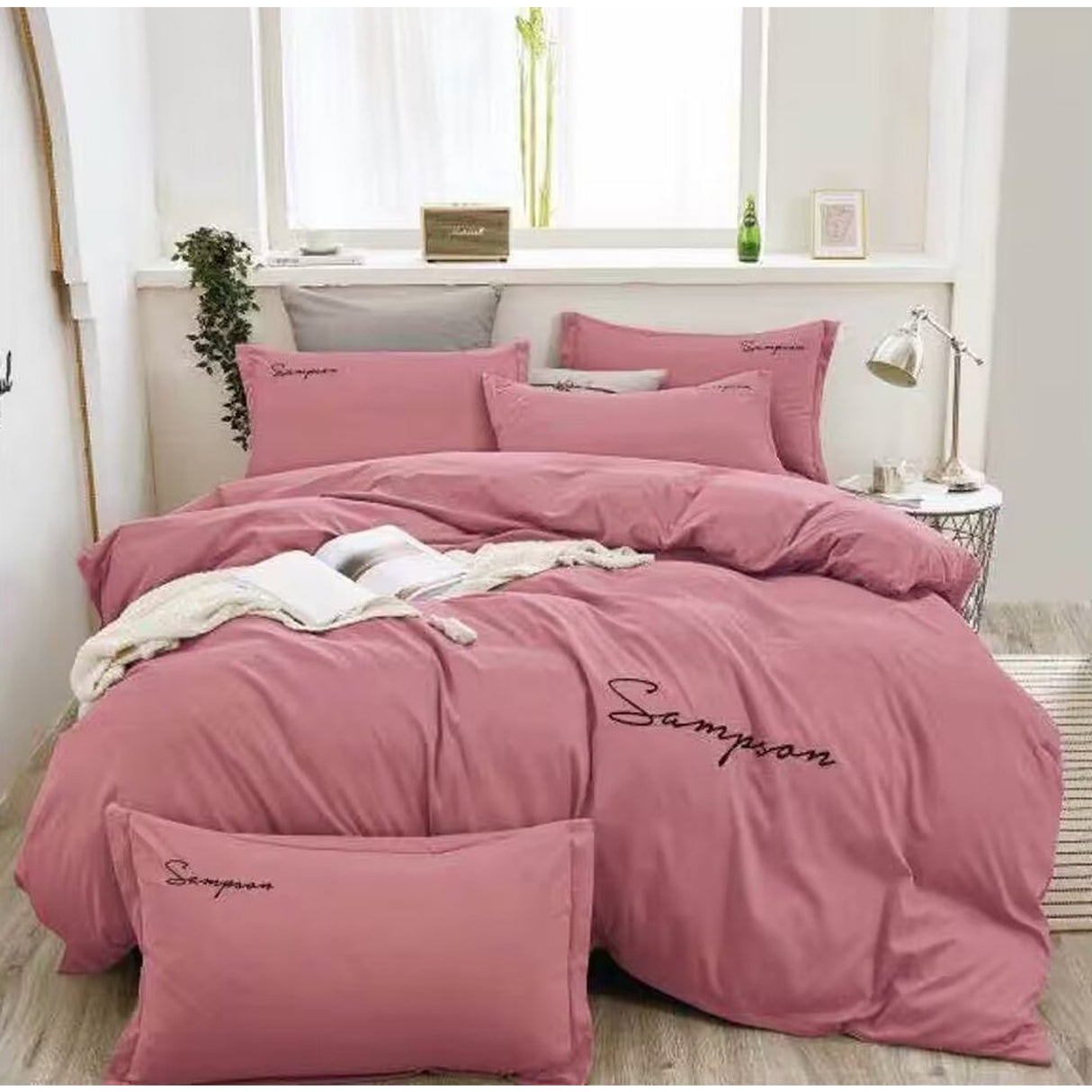 Duvet Sampson Lila Para Cama Queen 160x190cm Acolchado - Tendidos y Cubrelechos | Bylmo