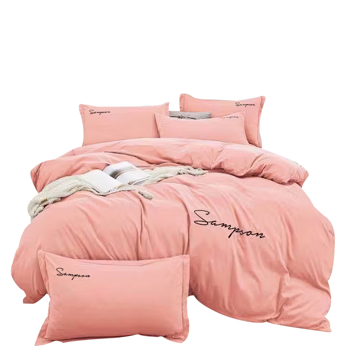 Duvet Sampson Palo de Rosa Para Cama Doble 140x190cm Acolchado - Tendidos y Cubrelechos | Bylmo