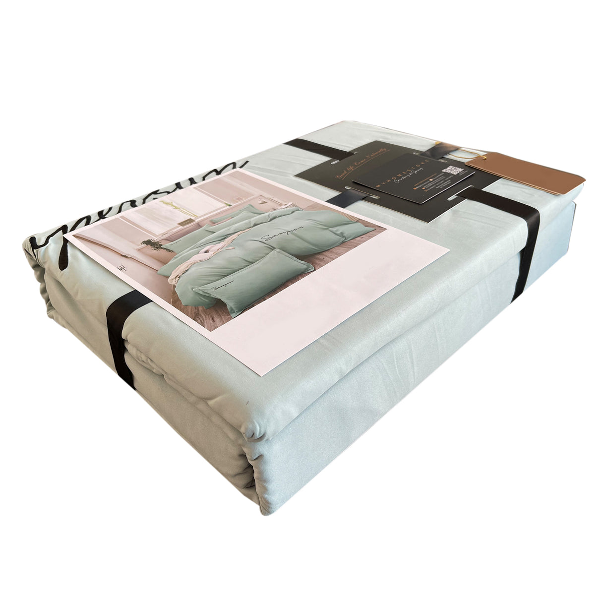 Duvet Sampson Azul Claro Para Cama Queen 160x190cm Sin Acolchado - Tendidos y Cubrelechos | Bylmo