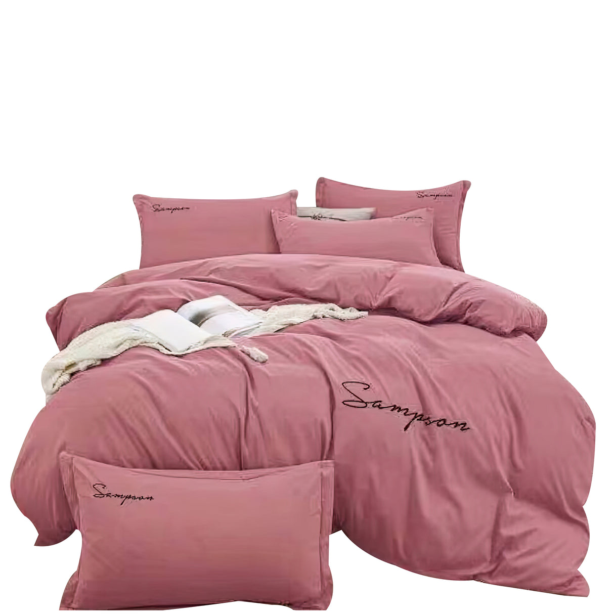 Duvet Sampson Lila Para Cama Doble 140x190cm Sin Acolchado - Tendidos y Cubrelechos | Bylmo