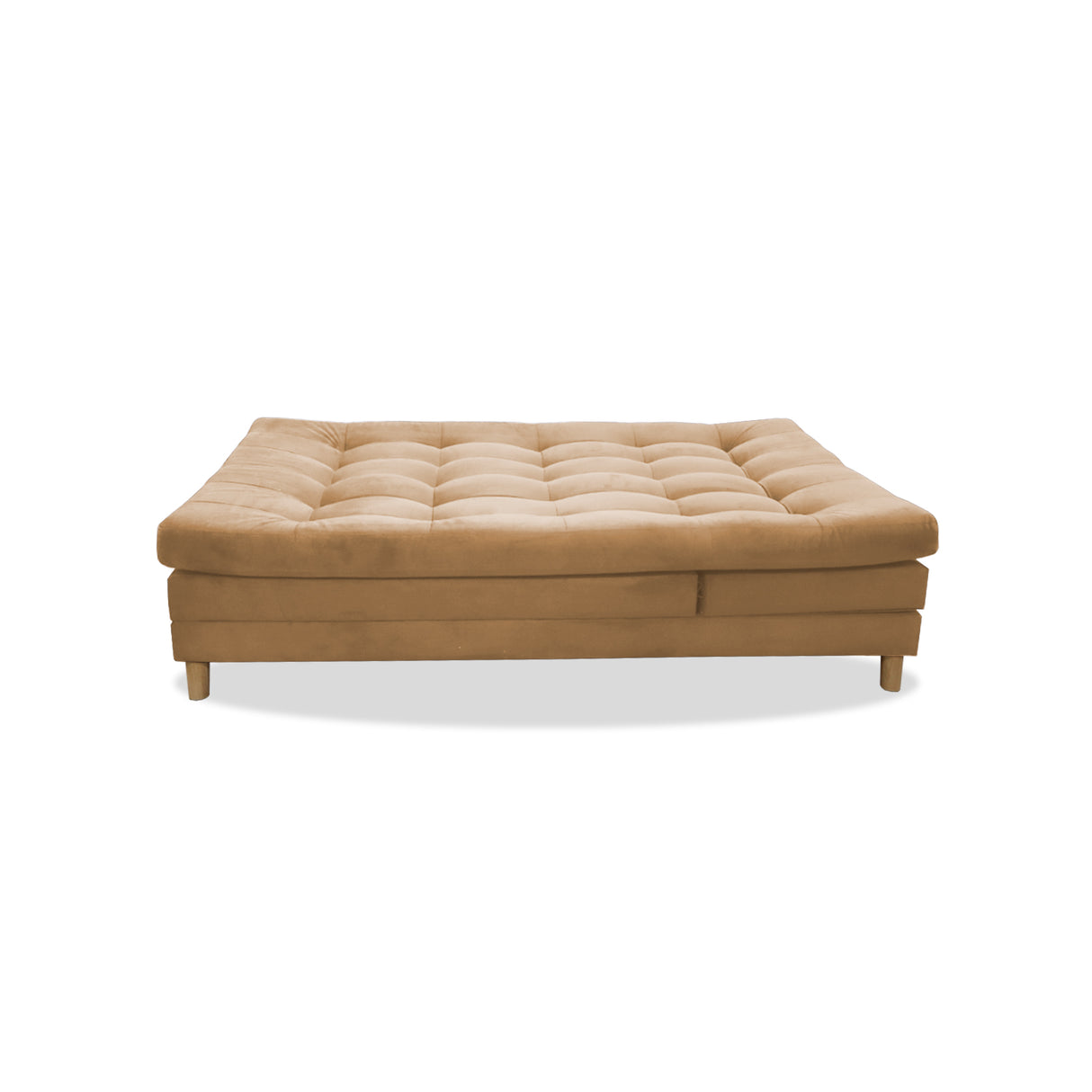 Sofacama Bieri Camel 180x95cm de Tres Puestos Reclinable - Sofas y Poltronas | Bylmo