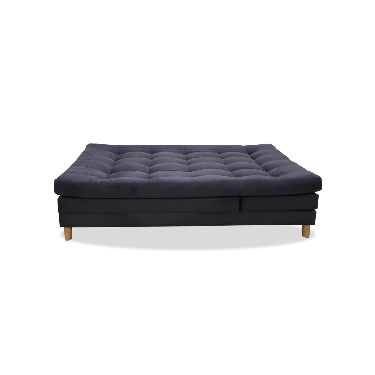 Sofacama Bieri Gris 180x95cm de Tres Puestos Reclinable - Sofas y Poltronas | Bylmo