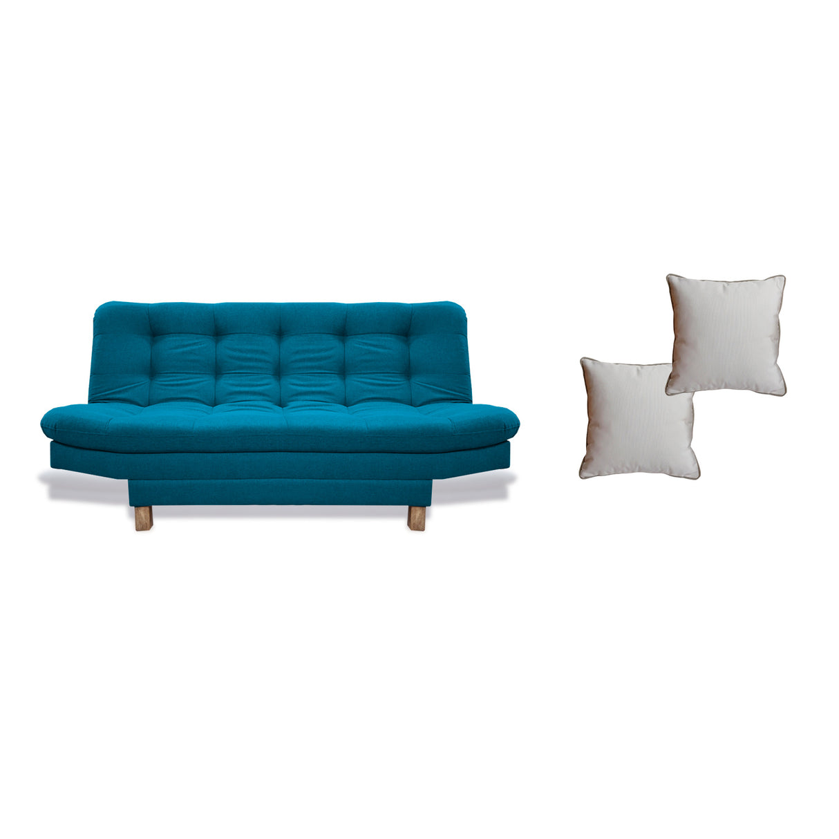 Sofacama Widmer Turquesa 185x90cm de Tres Puestos Reclinable - Sofas y Poltronas | Bylmo