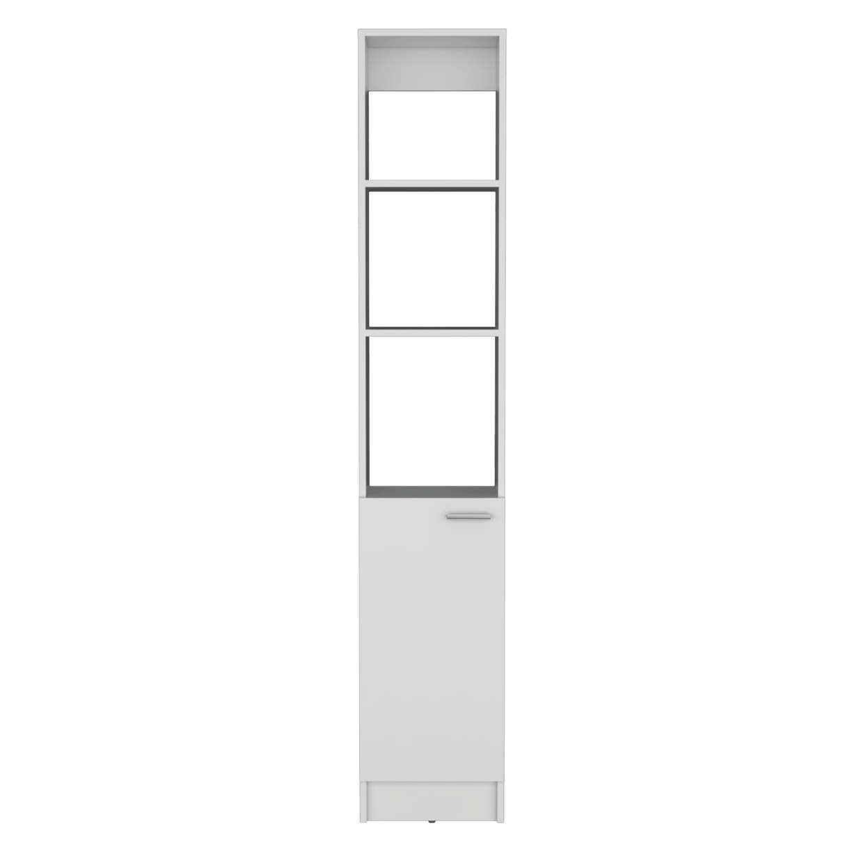Armario de Baño Parks Blanco 33.1x180.6cm de Piso con Tres Entrepaños - Muebles para Baño | Bylmo