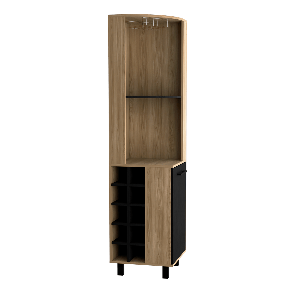 Bar Esquinero Kaia Fresno Europeo 45x180cm con Patas - Bares | Bylmo