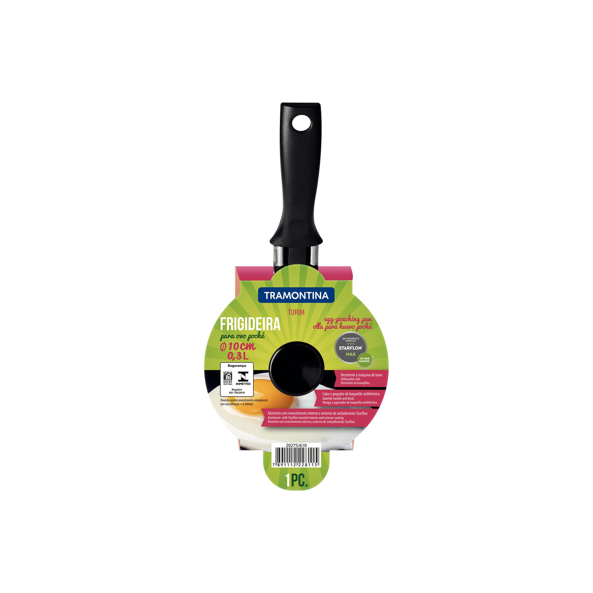 Olla Turim Plomo 11.3x8cm Antiadherente de 0.3 Litros - Ollas y Sartenes | Bylmo