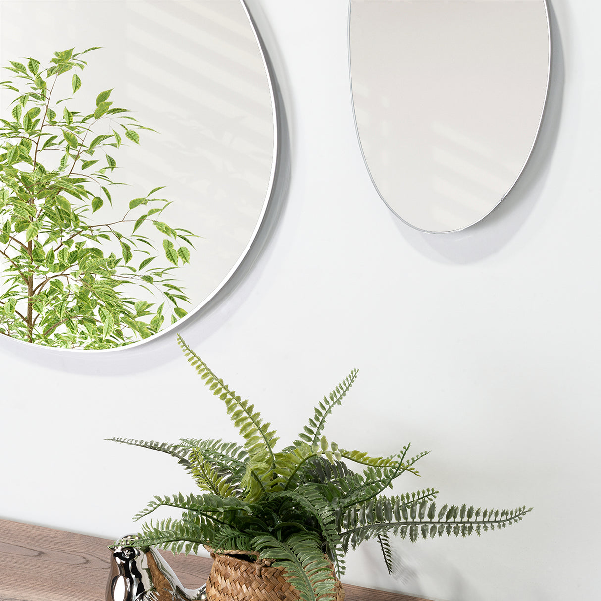 Set de 3 Espejos Gocce 50x60cm Ovalado Sin Marco - Espejos Decorativos | Bylmo