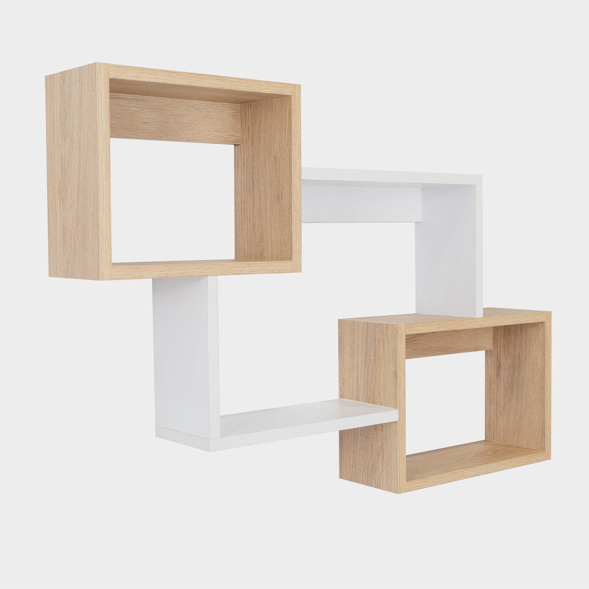 Set de 3 Repisas Alfa Cafe 58x83cm Cuadrado - Repisas y Percheros | Bylmo