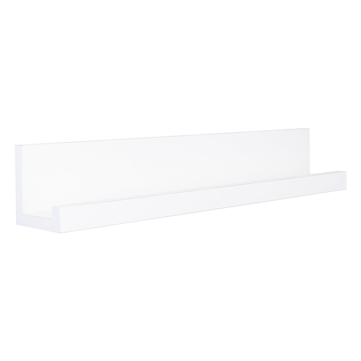Repisa Julia Blanco 10x60cm en Forma de J - Repisas y Percheros | Bylmo