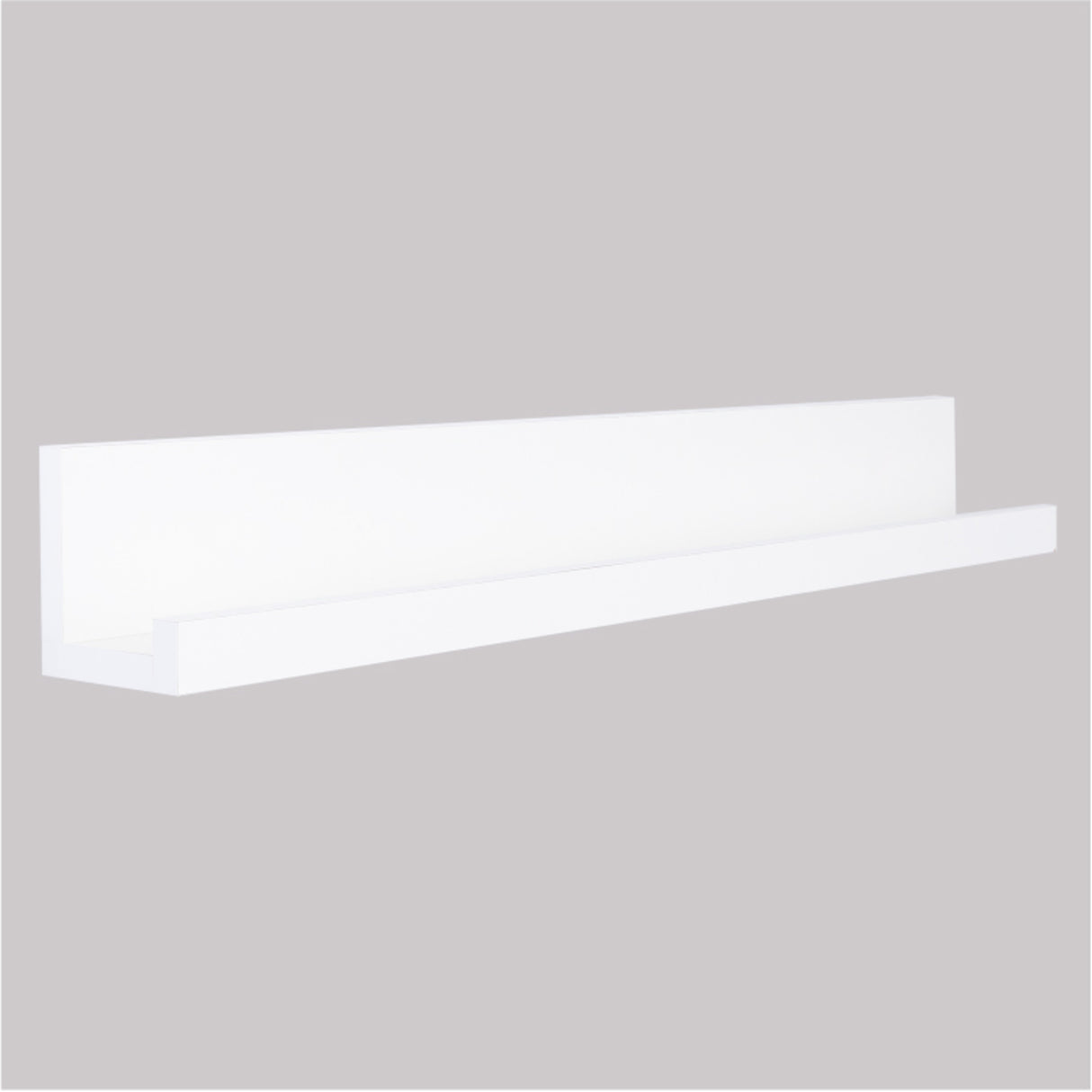 Repisa Julia Blanco 10x75cm en Forma de J - Repisas y Percheros | Bylmo
