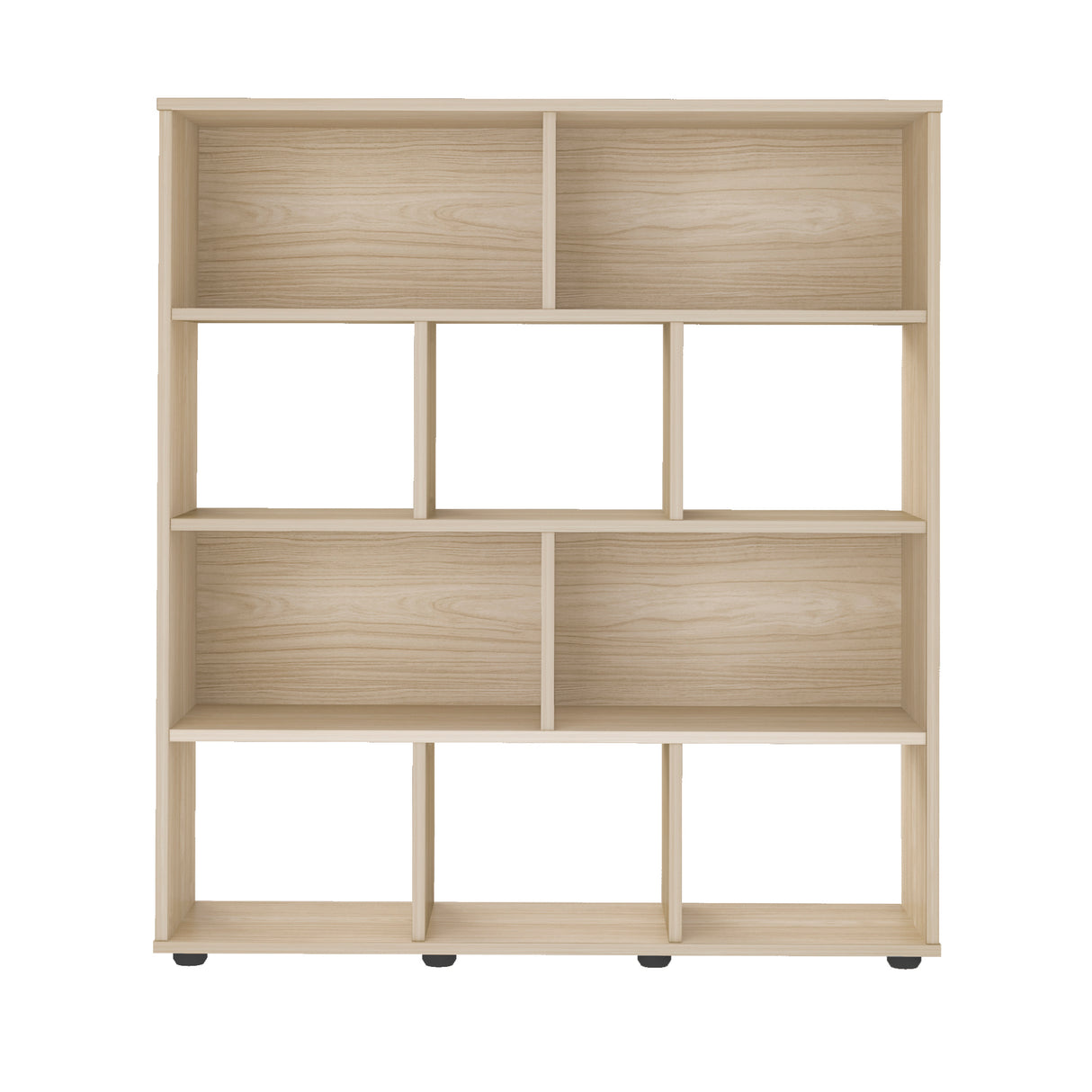 Biblioteca Book Cafe Claro 91x109cm Rectangular con 3 Entrepaños - Bibliotecas y Estanterías | Bylmo