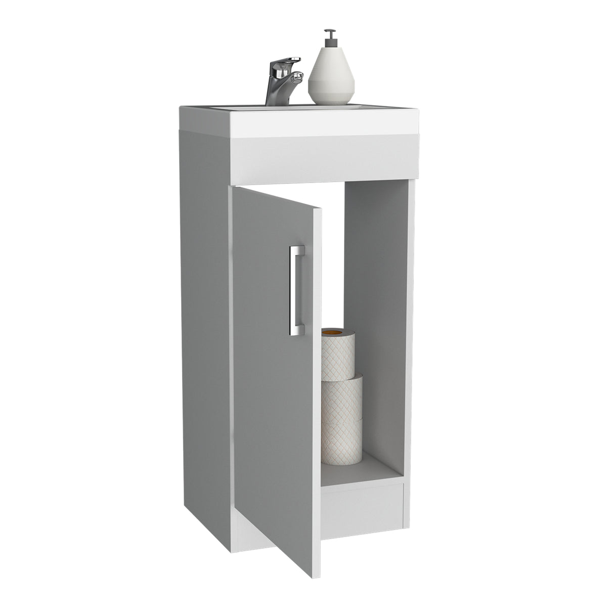 Mueble para Lavamanos Madrid Blanco 40x83cm Con Lavamanos - Muebles para Lavamanos | Bylmo