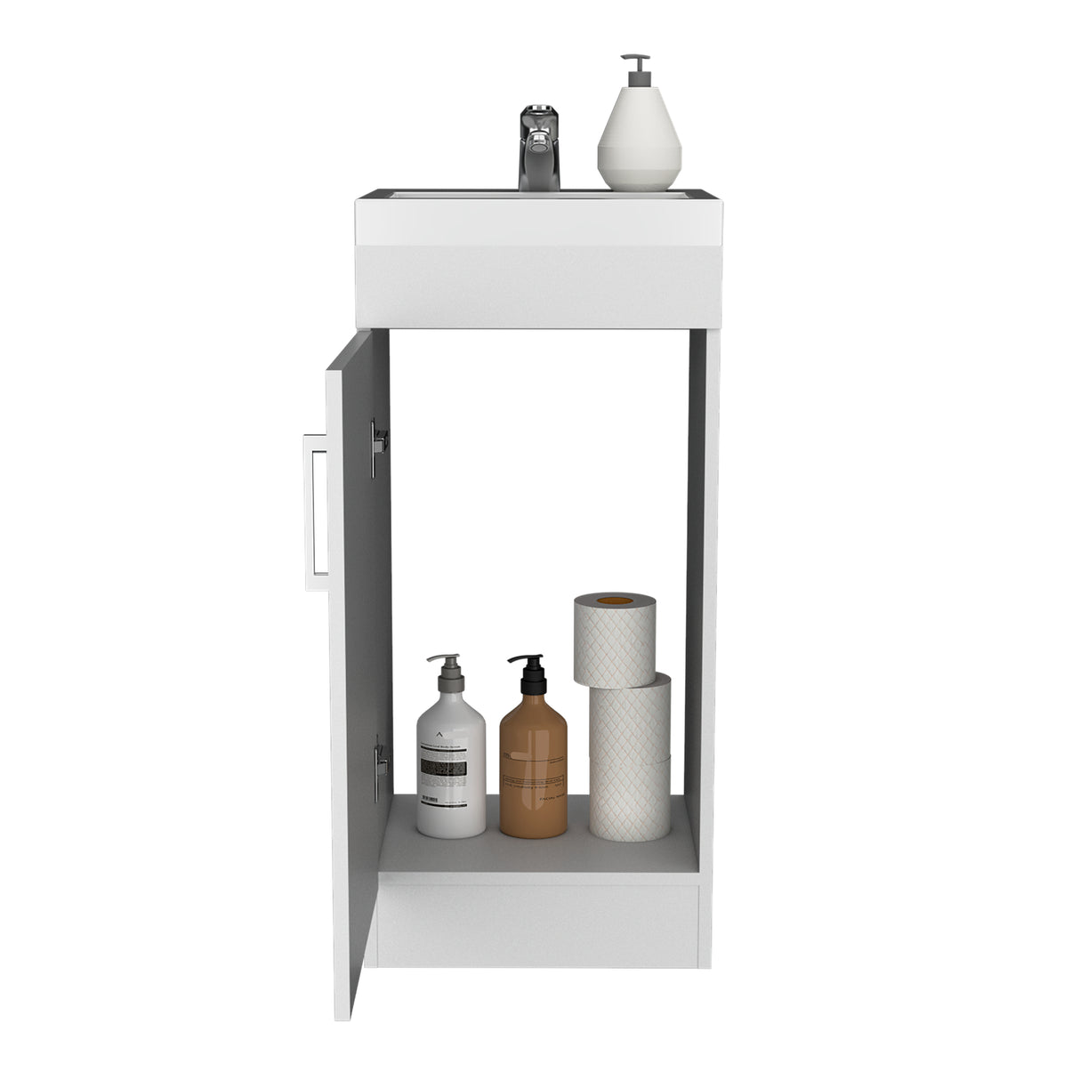 Mueble para Lavamanos Madrid Blanco 40x83cm Con Lavamanos - Muebles para Lavamanos | Bylmo