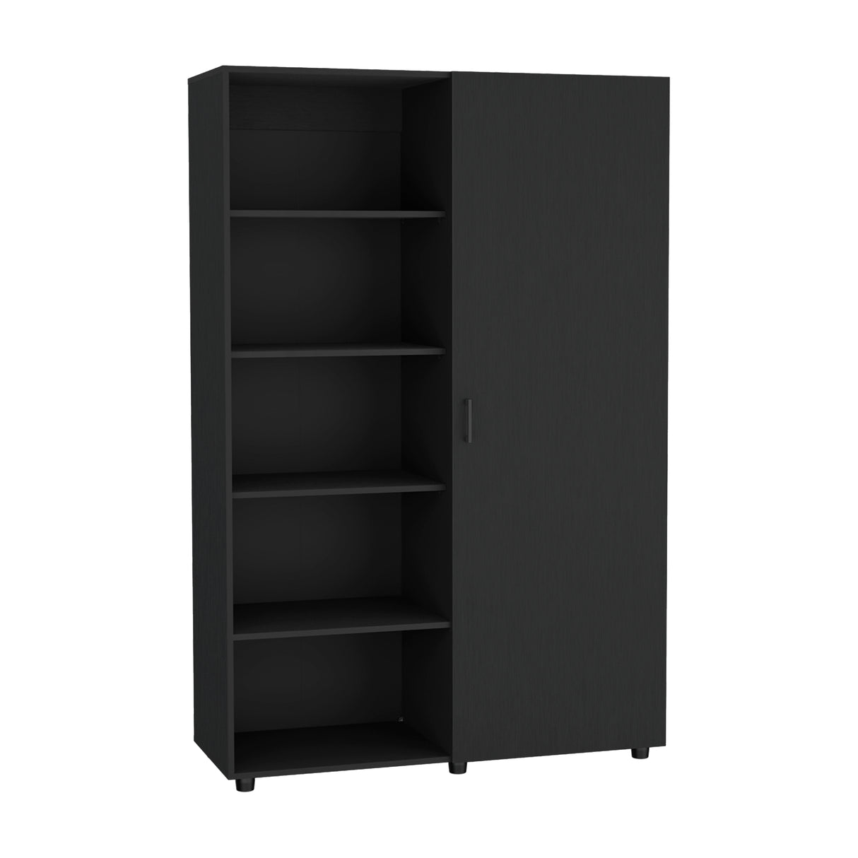 Closet Eco 120 Wengue 120.1x184cm Con Seis Compartimientos - Closets | Bylmo