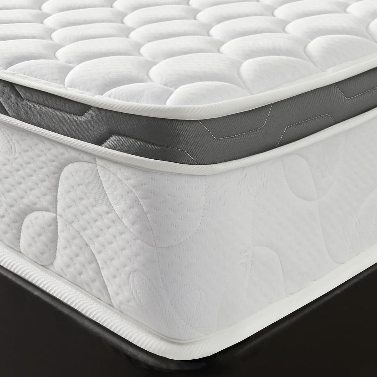 Combo Base Cama y Colchón Sigma Doble 140x190cm Medio Firme Ortopédico - Colchones | Bylmo