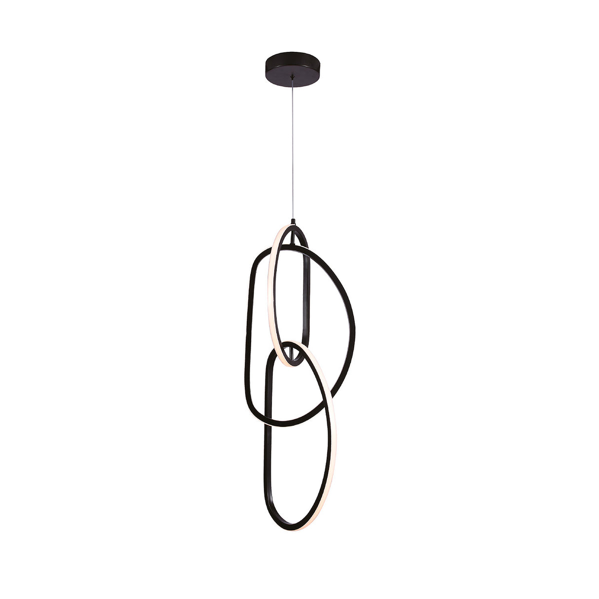 Lámpara Colgante Look Negro 40x118cm de Techo sin Bombilla - Iluminacion | Bylmo