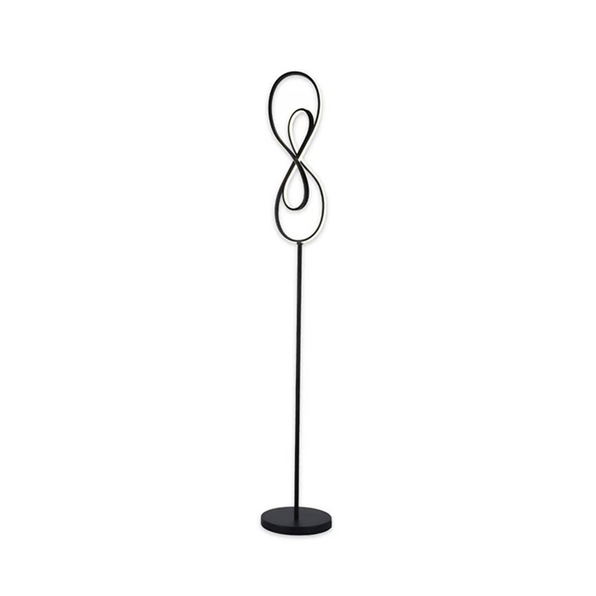 Lámpara de Piso Eterniti Negro 25x160cm sin Bombilla - Iluminacion | Bylmo