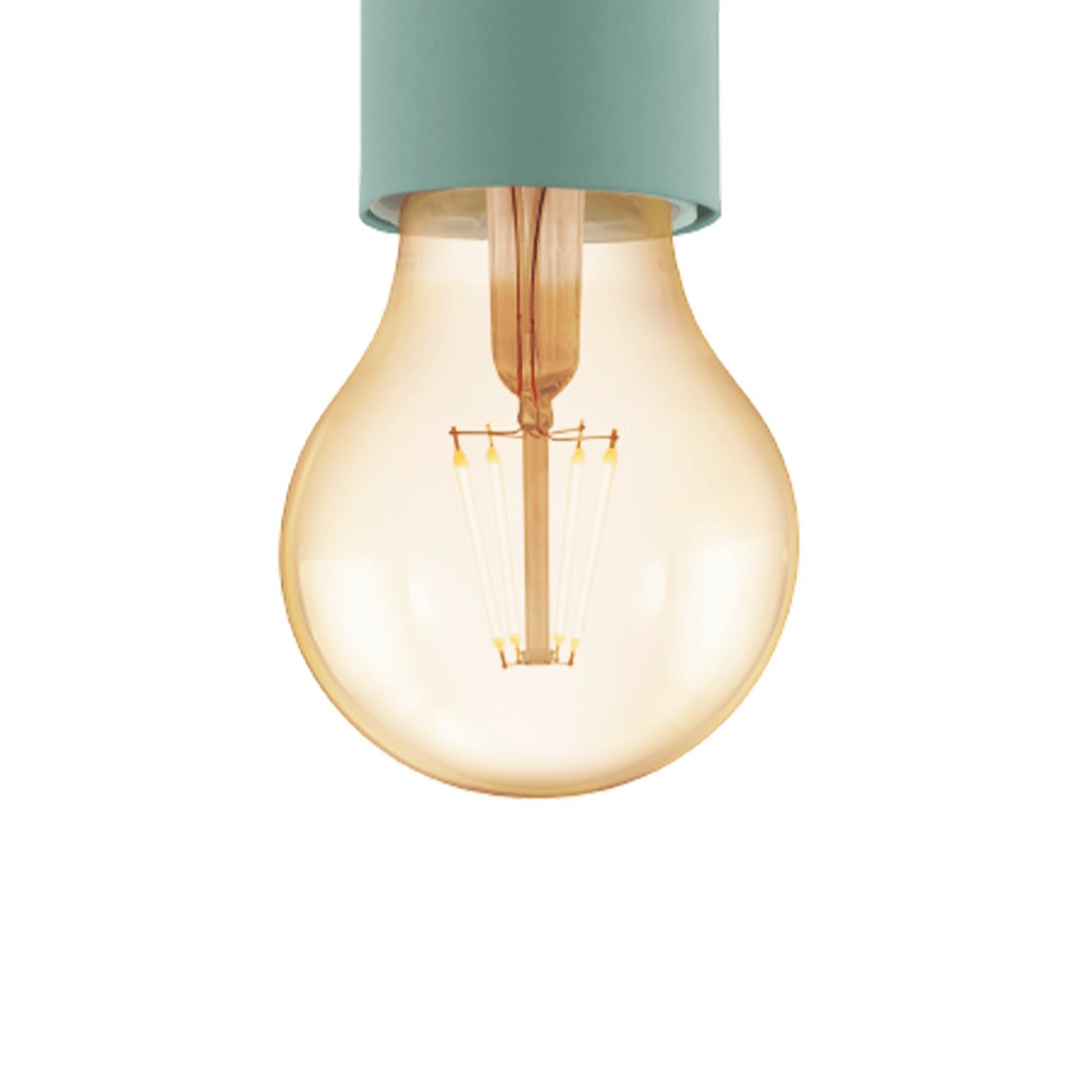 Lámpara Colgante Vintage Ajustable de Acero Verde 150cm - Iluminacion | Bylmo