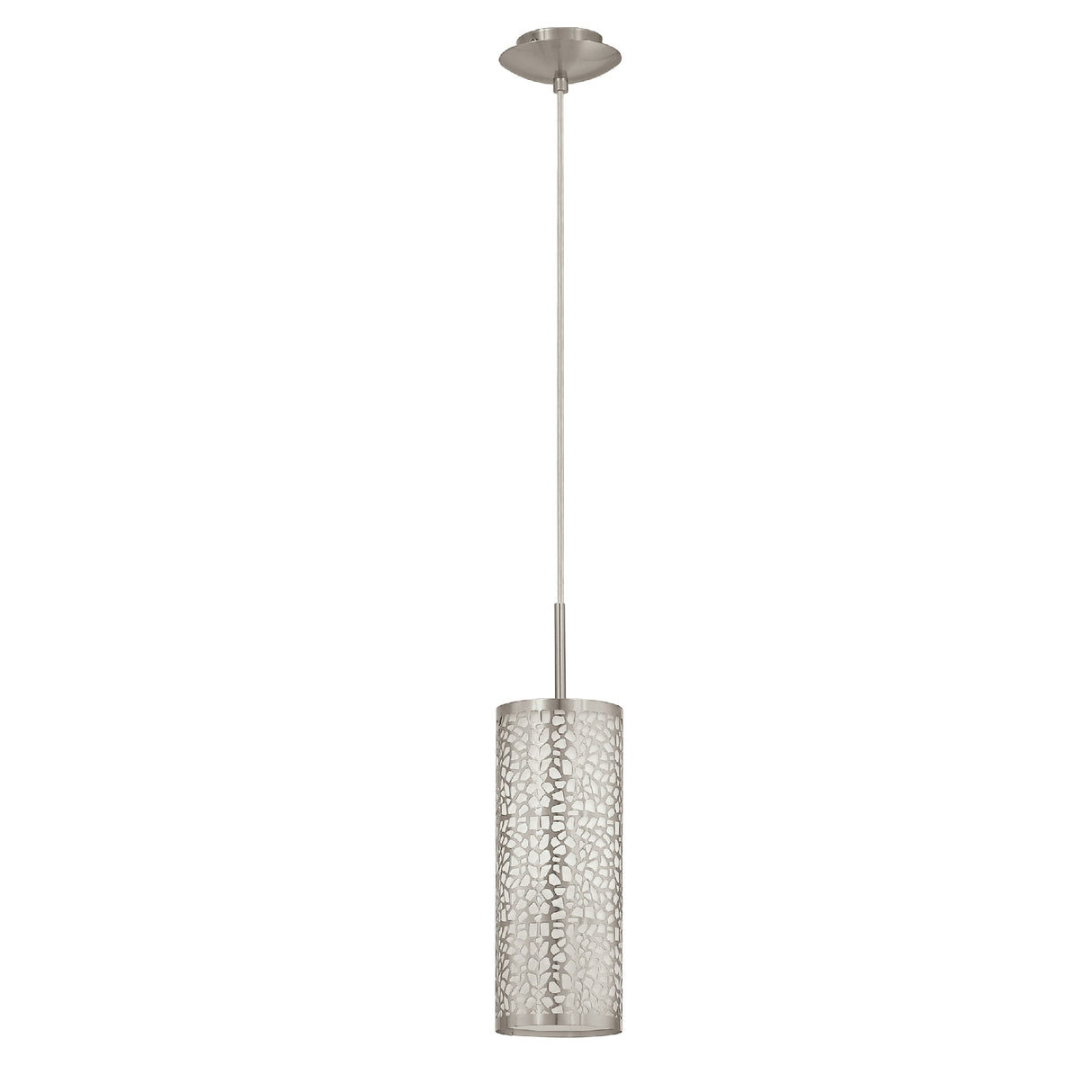 Lámpara Colgante Rústico Gris Acero 1 Luz Ajustable 110V LED IP20 - Iluminacion | Bylmo