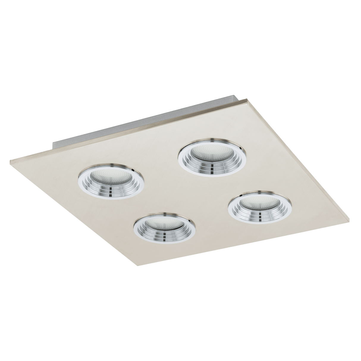 Lámpara de Techo Contemporáneo Gris 4 luces LED 1600 lúmenes - Iluminacion | Bylmo