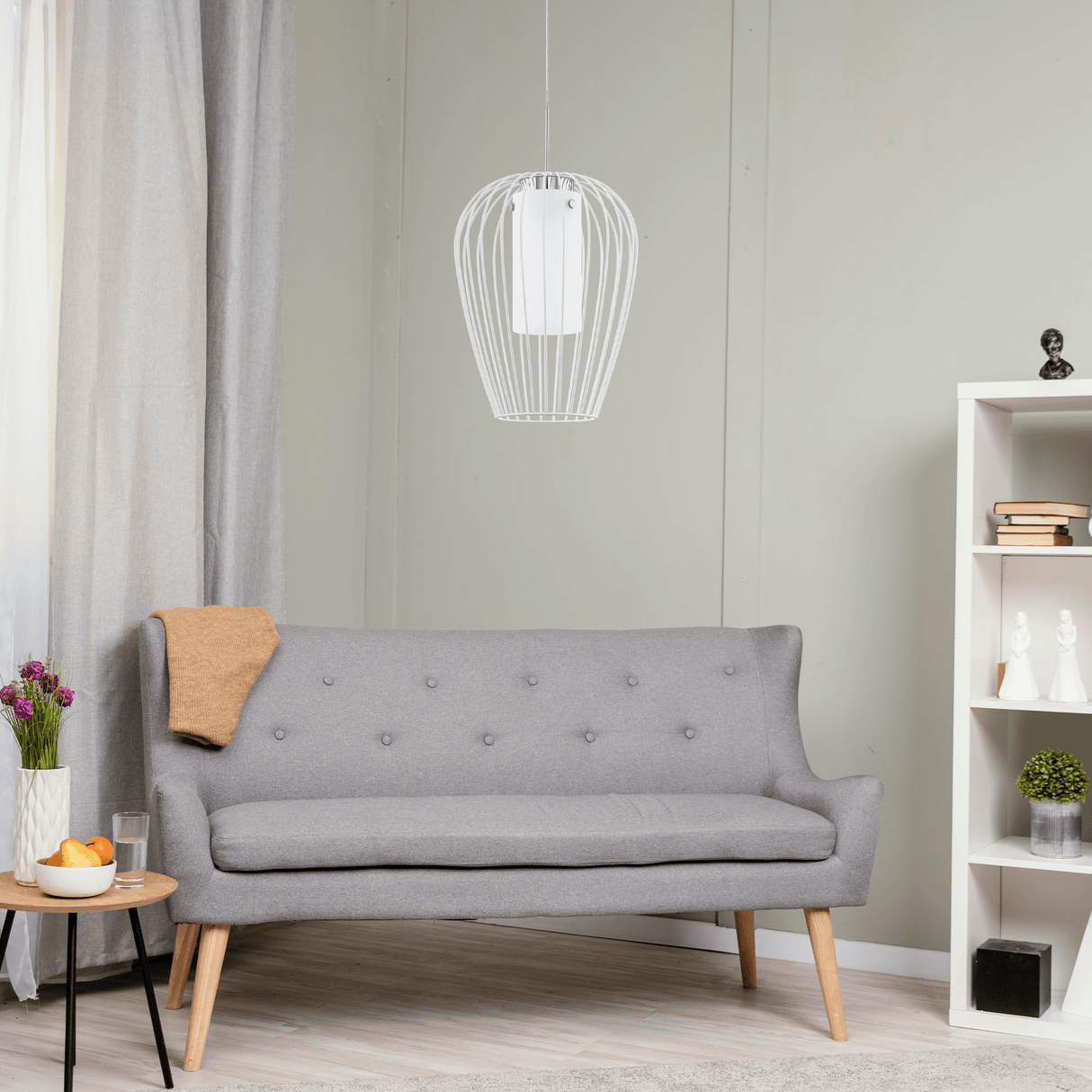Lámpara Colgante Minimalista 3 Luces Blanca 110V 800 Lm 160 - Iluminacion | Bylmo