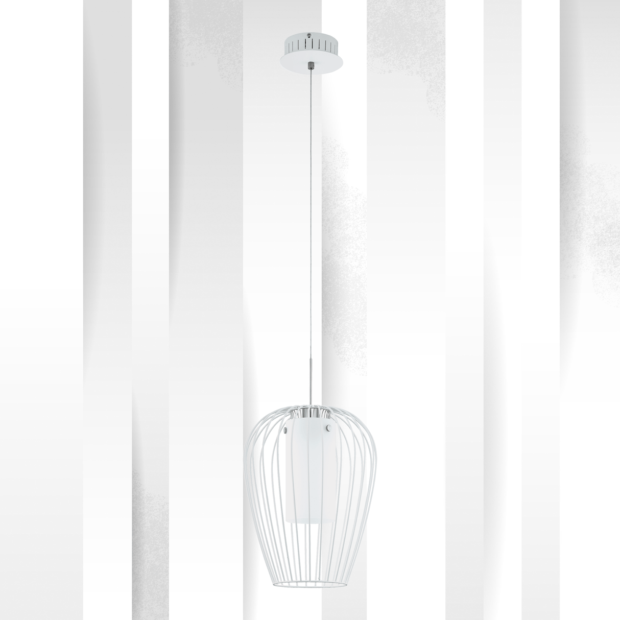 Lámpara Colgante Minimalista 3 Luces Blanca 110V 800 Lm 160 - Iluminacion | Bylmo