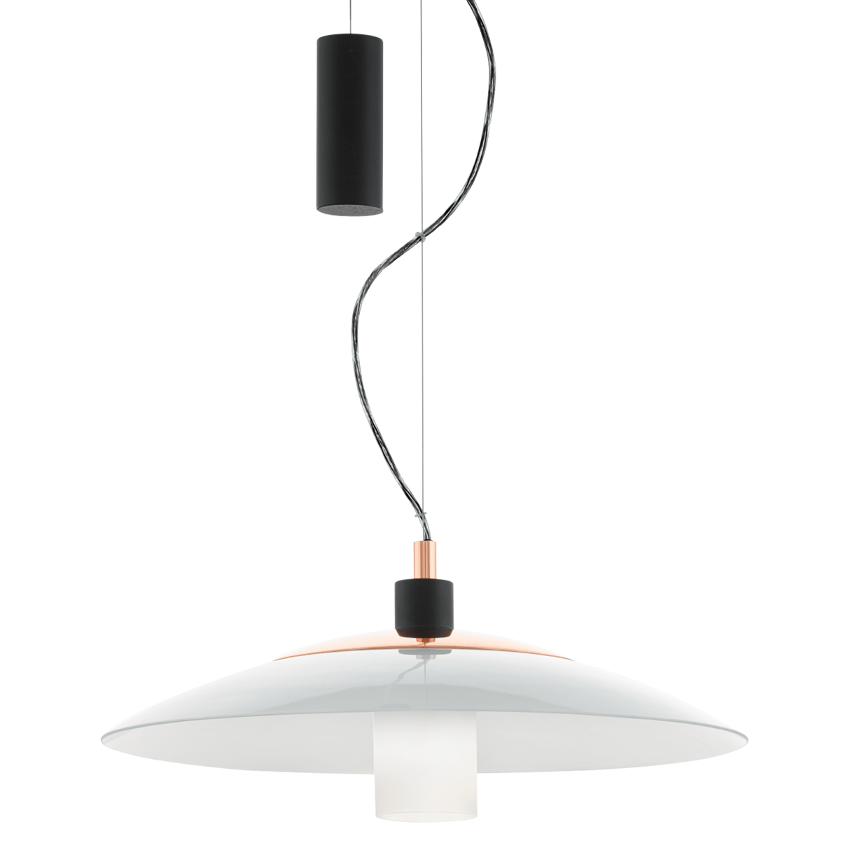 Lámpara Colgante Contemporáneo 49x49x110cm Negro Acero 1100L IP20 - Iluminacion | Bylmo