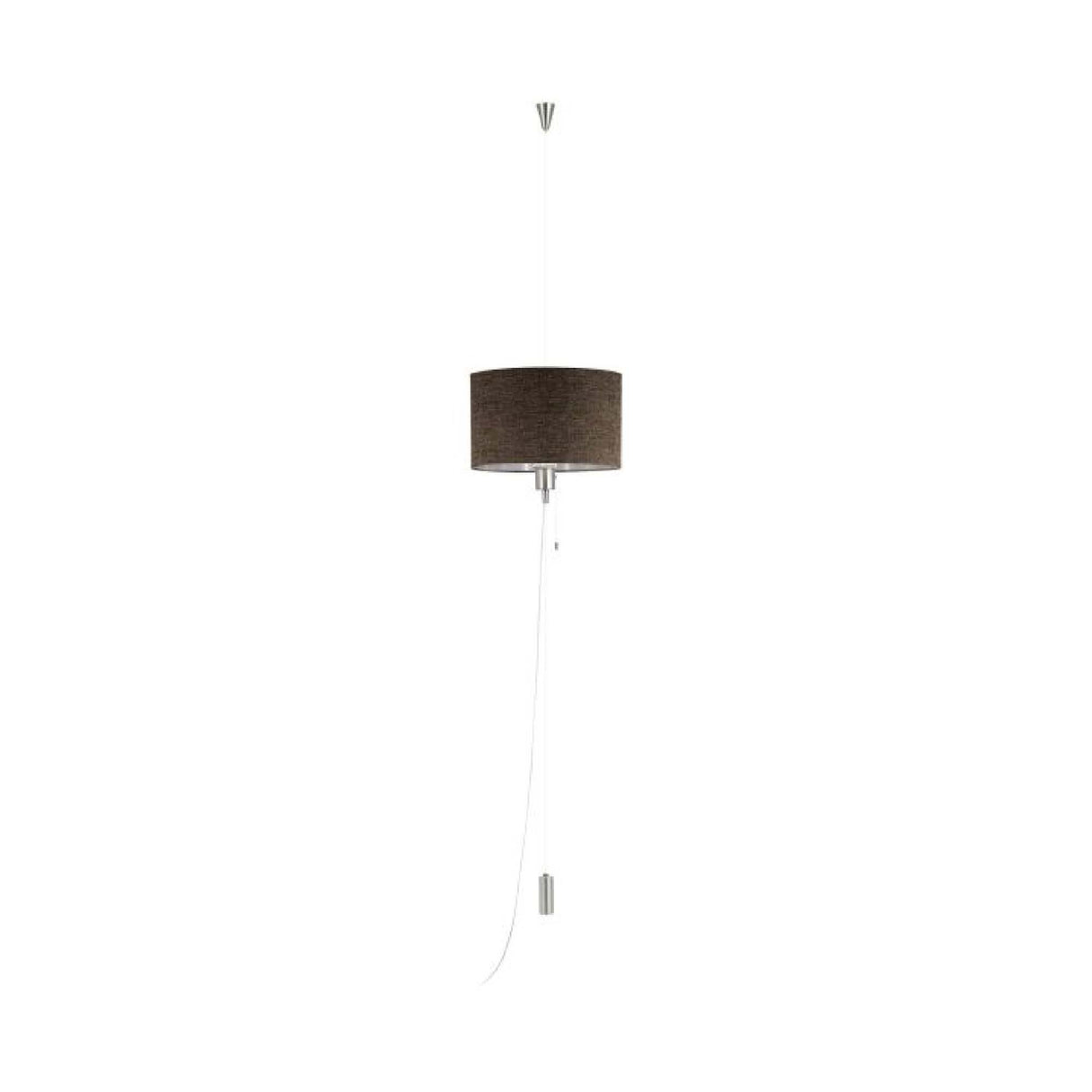 Lámpara Colgante Contemporáneo 1 Luz Gris Acero Ajustable Techo Ambiente LED 110V - Iluminacion | Bylmo