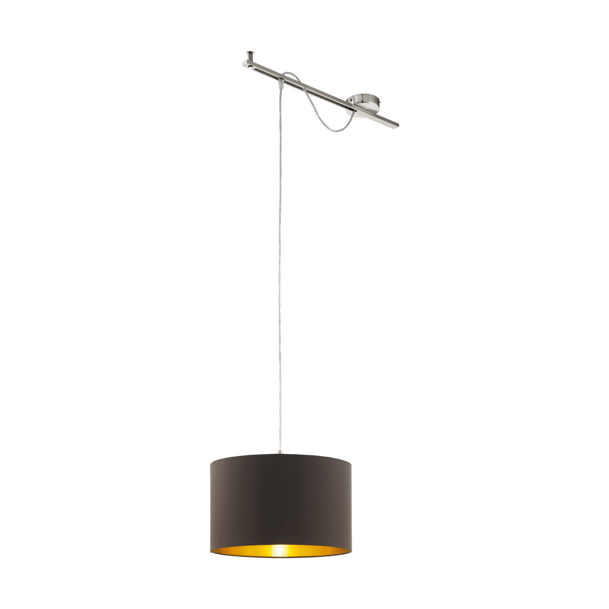 Lámpara Colgante Contemporáneo 38x58x130cm Negro Ajustable - Iluminacion | Bylmo