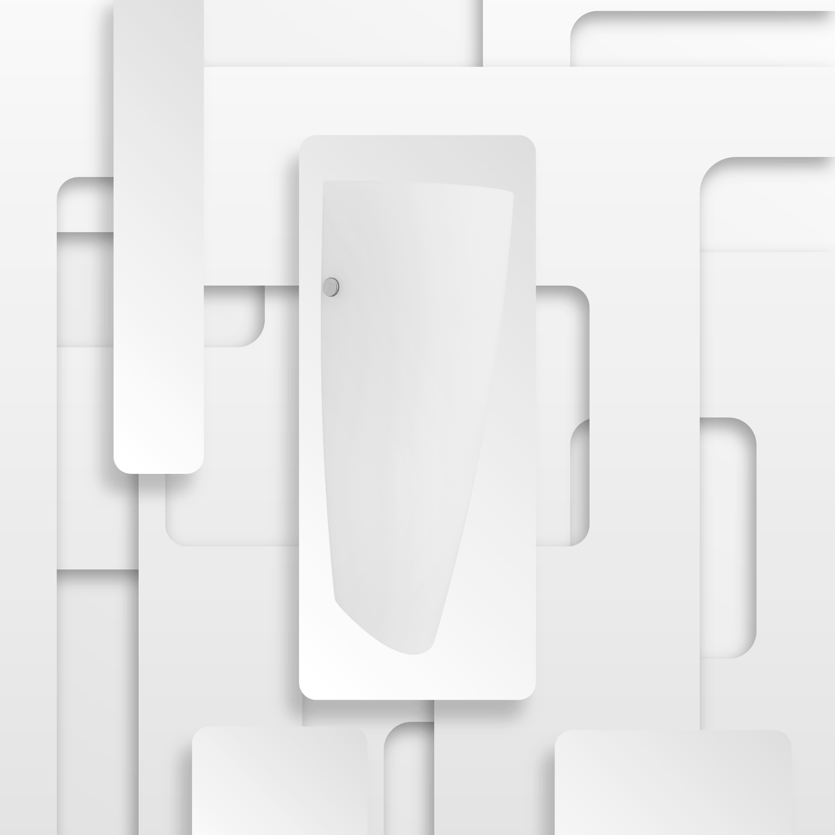 Lámpara de Pared Minimalista 15x8x32cm Blanco Elegante - Iluminacion | Bylmo