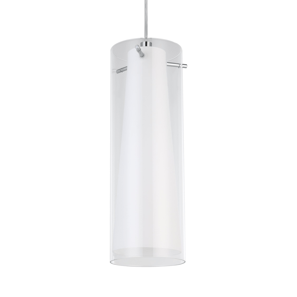 Lámpara Colgante Moderno Gris Acero 16x6x110cm Ambiente LED - Iluminacion | Bylmo