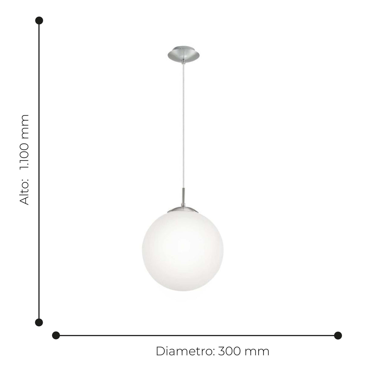 Lámpara Colgante Minimalista Gris Acero Ajustable y Elegante - Iluminacion | Bylmo