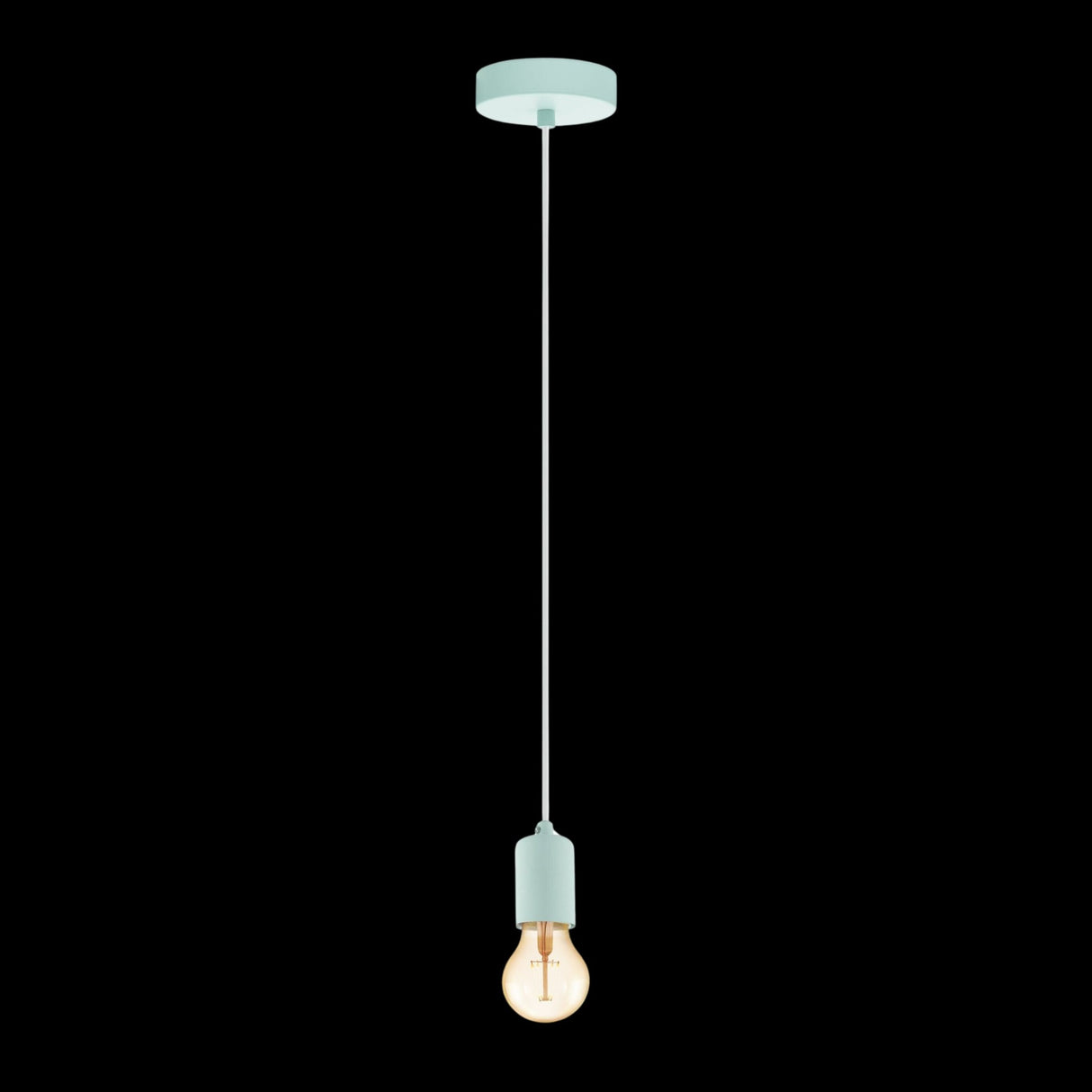 Lámpara Colgante Vintage Verde Diseño Único y Elegante. - Iluminacion | Bylmo
