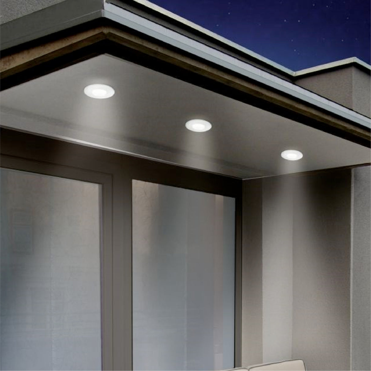 Lámpara Empotrable Contemporáneo Blanco 12x3x4cm LED 510lm IP20 - Iluminacion | Bylmo