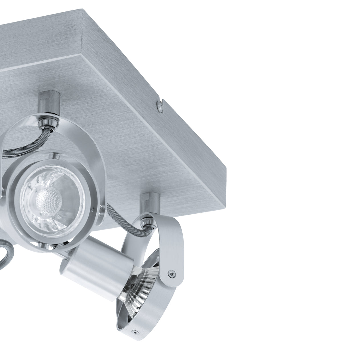 Spot de Iluminación Industrial 27x27x27 cm Gris Ajustable - Iluminacion | Bylmo