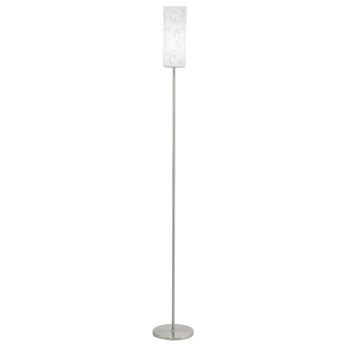 Lámpara de Piso Contemporáneo Gris Acero 11x11x153cm Iluminación Ambiente LED - Iluminacion | Bylmo