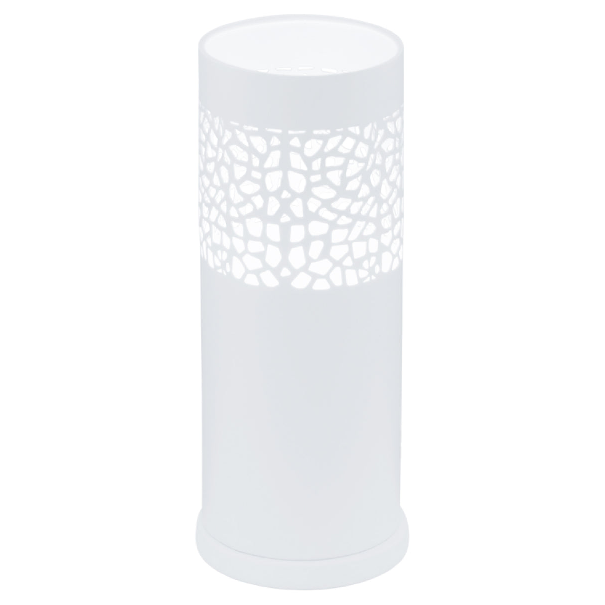 Lámpara de Mesa Contemporáneo 1 Luz Blanca Cerámica 12x12x30cm 0.96kg - Iluminacion | Bylmo