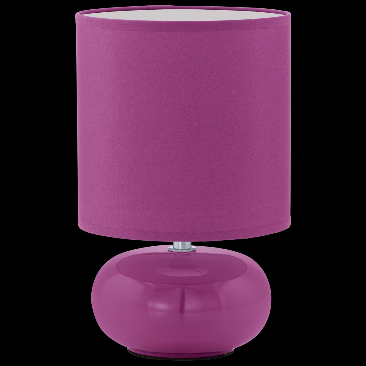 Lámpara de Mesa Contemporánea Morada 15x15x27cm CERÁMICA Iluminación LED 450 lumens - Iluminacion | Bylmo
