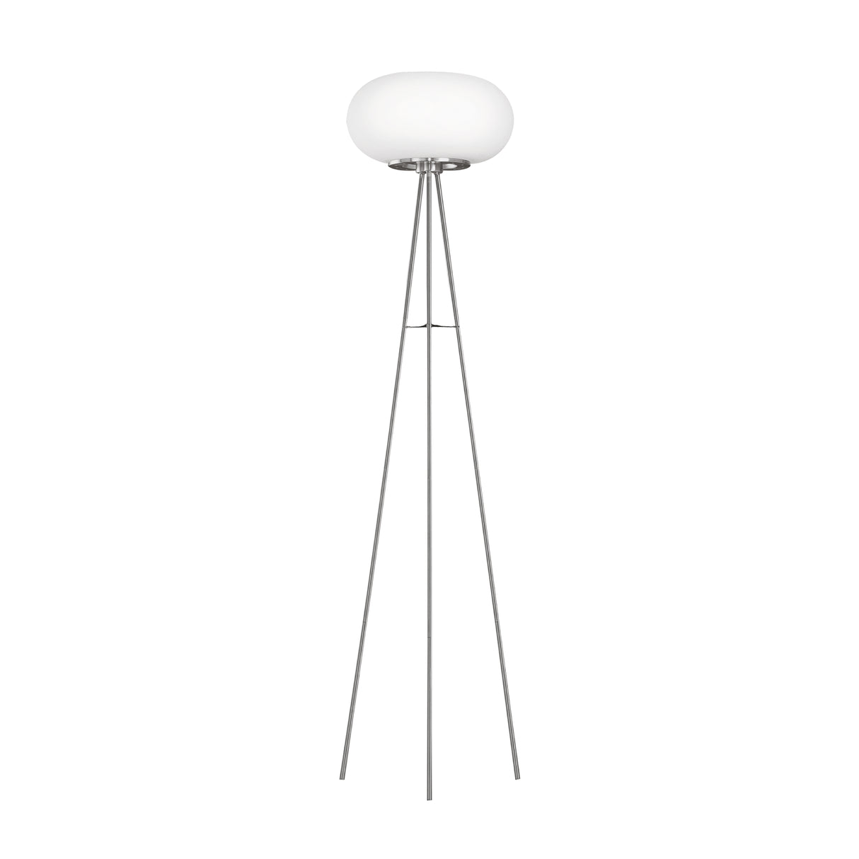 Lámpara de Piso Contemporáneo Gris 2 Luces LED 37x37x157cm - Iluminacion | Bylmo