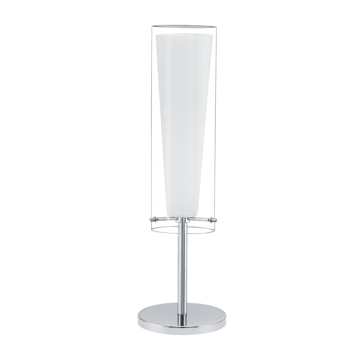 Lámpara de Mesa Moderno Gris Acero 11x11x50cm 1100 Lúmenes LED - Iluminacion | Bylmo