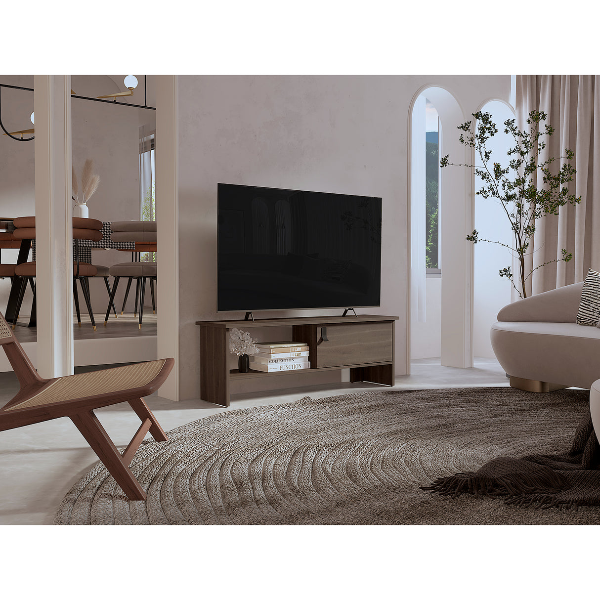 Rack de TV Lyft Milan 120.3x42.1cm para TV Hasta 50 pulgadas - Muebles de TV | Bylmo