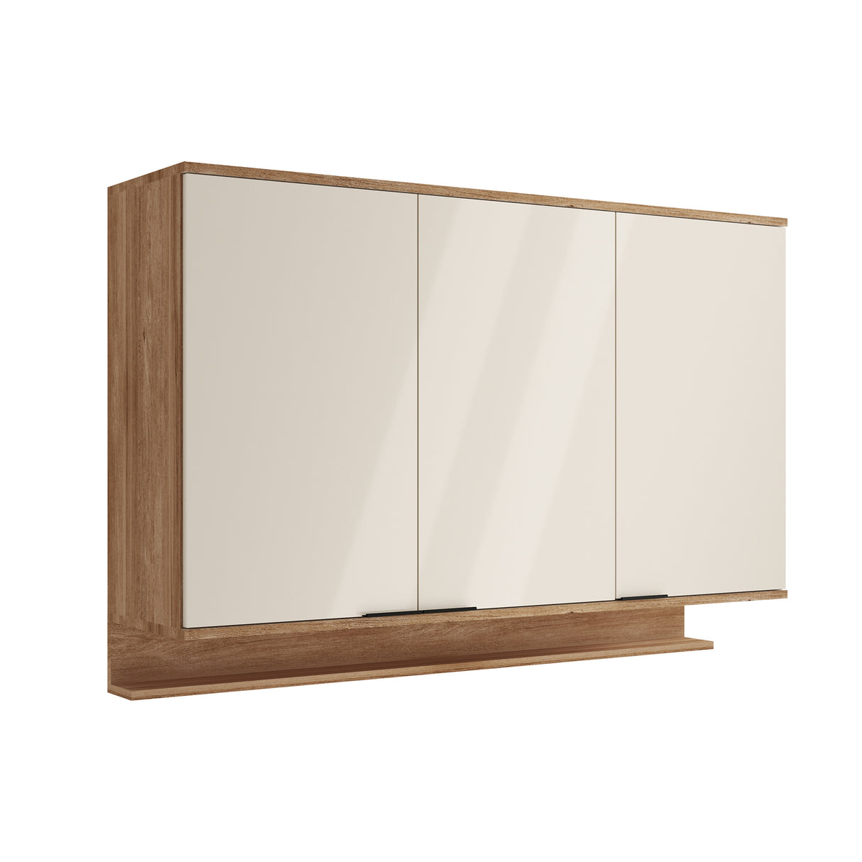 Mueble Superior Freijo Y Beige 120x79.5cm con Tres Puertas - Muebles Superiores | Bylmo