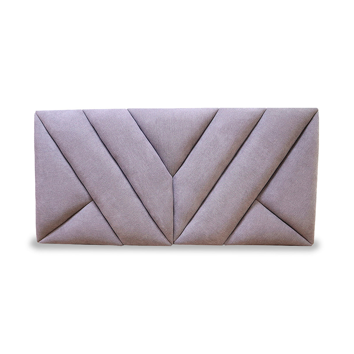 Cabecero Hug Gris Claro 100x60cm en la Pared Para Cama Sencilla - Cabeceros | Bylmo