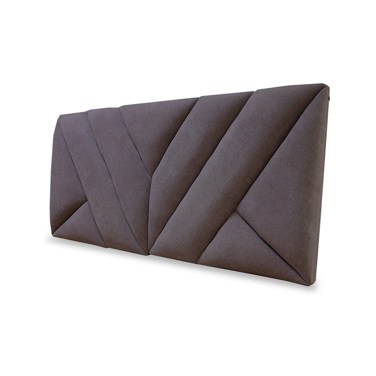 Cabecero Hug Gris Oscuro 140x60cm en la Pared Para Cama Doble - Cabeceros | Bylmo