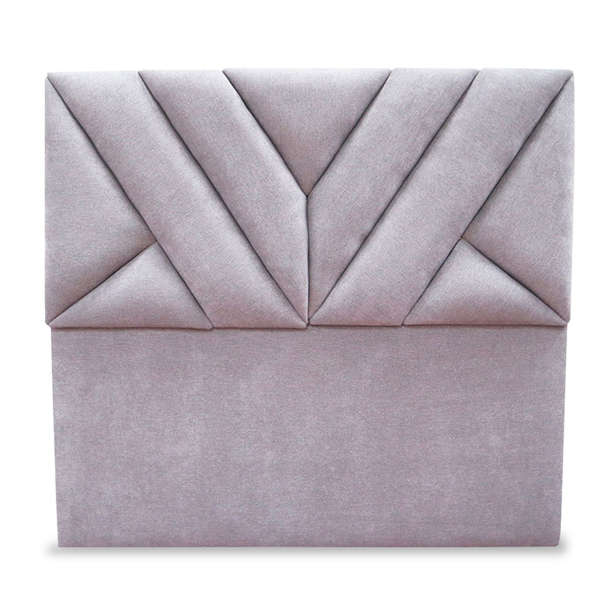 Cabecero Hug Gris Claro 140x115cm a la Estructura de la Cama Para Cama Doble - Cabeceros | Bylmo