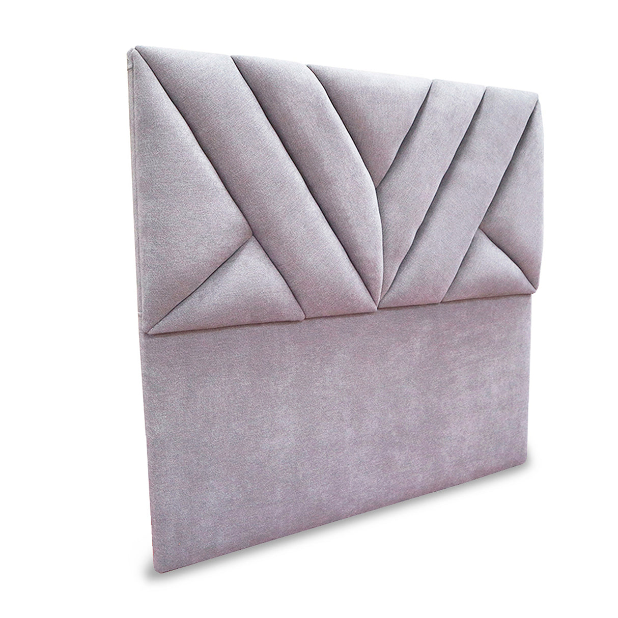 Cabecero Hug Gris Claro 140x115cm a la Estructura de la Cama Para Cama Doble - Cabeceros | Bylmo