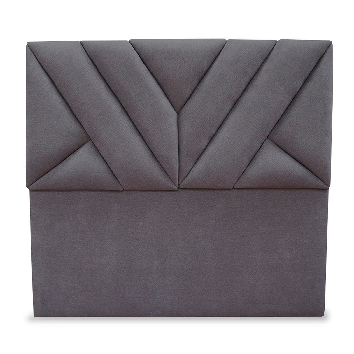 Cabecero Hug Gris Oscuro 200x115cm a la Estructura de la Cama Para Cama King - Cabeceros | Bylmo