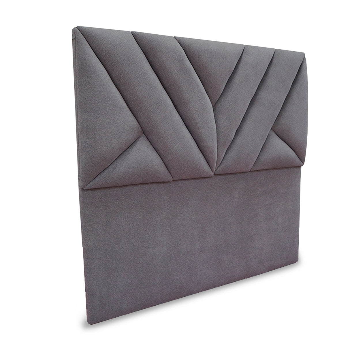 Cabecero Hug Gris Oscuro 200x115cm a la Estructura de la Cama Para Cama King - Cabeceros | Bylmo