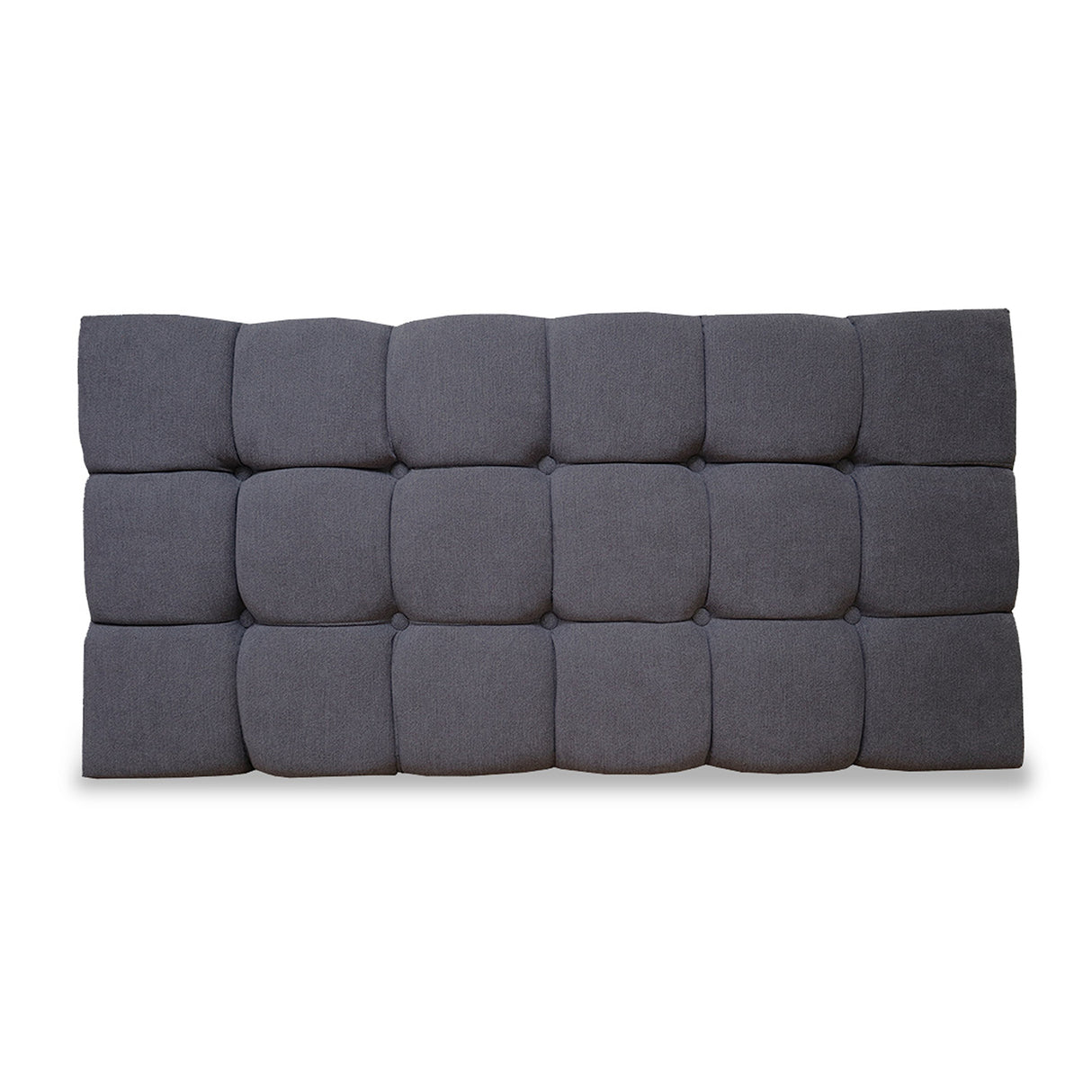 Cabecero Michel Gris Oscuro 200x60cm en la Pared Para Cama King - Cabeceros | Bylmo